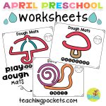 April No Prep Preschool Printables Pack for Free – Teaching Pockets