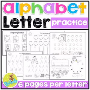 Alphabet Letter Tracing | Letter & Letter Sounds Practice | Handwriting Practice