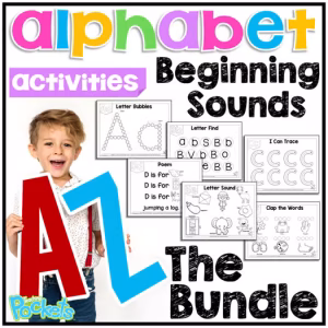 ABC Letter & Letter Sounds Practice | ABC Books & Activities Full Year BUNDLE