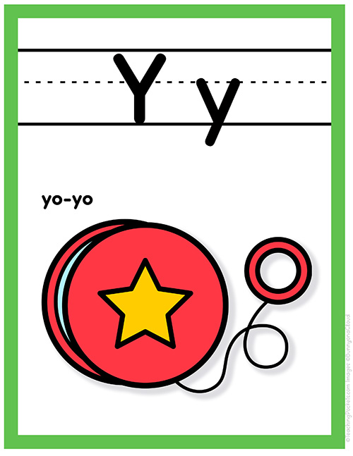 Free Simple Alphabet Posters for Kids – Teaching Pockets